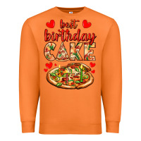Carrot best birthday cake pizza Premium Sweatshirt - AdoDesignShop