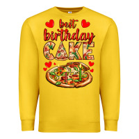 Lemon best birthday cake pizza Premium Sweatshirt - AdoDesignShop