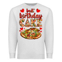Oatmeal Heather best birthday cake pizza Premium Sweatshirt - AdoDesignShop