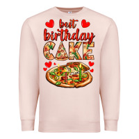 Pale Pink best birthday cake pizza Premium Sweatshirt - AdoDesignShop