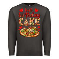 Smoke best birthday cake pizza Premium Sweatshirt - AdoDesignShop