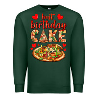 Sports Green best birthday cake pizza Premium Sweatshirt - AdoDesignShop