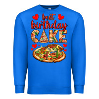 True Royal best birthday cake pizza Premium Sweatshirt - AdoDesignShop