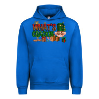 Cobalt What's crackin Christmas Urban Hoodie - NancyCooperArtShop