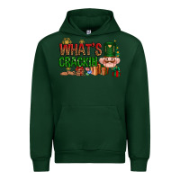 Forest Green What's crackin Christmas Urban Hoodie - NancyCooperArtShop