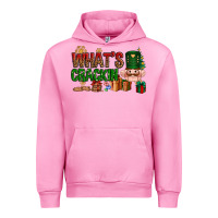 Fuchsia Pink What's crackin Christmas Urban Hoodie - NancyCooperArtShop