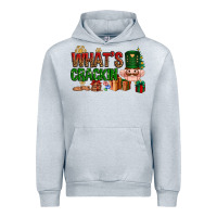 Heather Grey What's crackin Christmas Urban Hoodie - NancyCooperArtShop