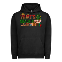 Pigment Black What's crackin Christmas Urban Hoodie - NancyCooperArtShop