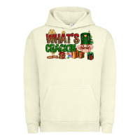 Pigment Pistachio What's crackin Christmas Urban Hoodie - NancyCooperArtShop