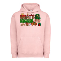 Pigment Salmon What's crackin Christmas Urban Hoodie - NancyCooperArtShop