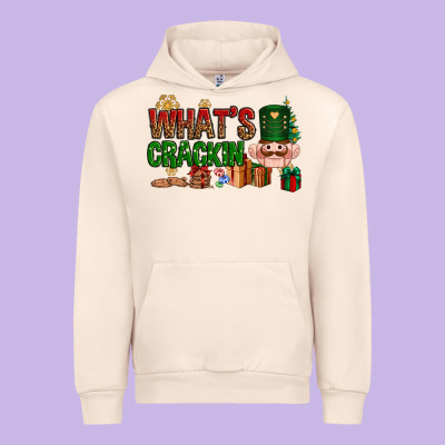 What's Crackin Christmas Urban Hoodie Designed By Nancycooperartshop