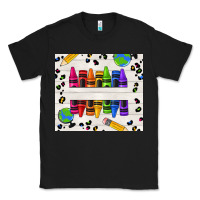 Black Personalized Crayons Classic Tee - texasbilliewilder