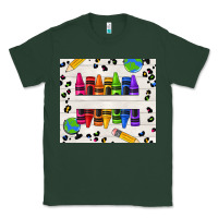 Sports Green Personalized Crayons Classic Tee - texasbilliewilder
