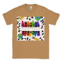 Toasted Coconut Personalized Crayons Classic Tee - texasbilliewilder