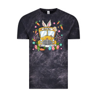 Cloud Black easter school bus Vintage Tee - MaliasSmallBusiness
