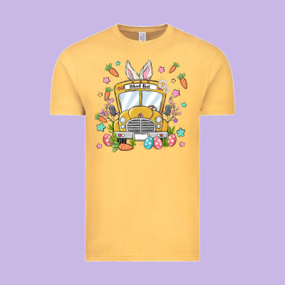Vintage Tee easter school bus