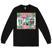 Black certified nursing assistant coffee cups Long Sleeve Tee - Zillion Design Studio