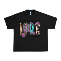 Black western let all that you do be done in love with g Urban Heavy Tee - texasbilliewilder
