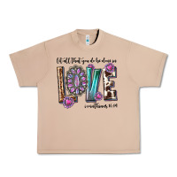 Burro western let all that you do be done in love with g Urban Heavy Tee - texasbilliewilder