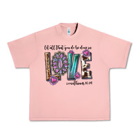 Salmon western let all that you do be done in love with g Urban Heavy Tee - texasbilliewilder