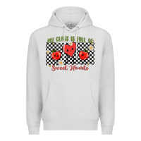 Dove Grey my class full of sweet hearts Premium Hoodie - MaliasSmallBusiness