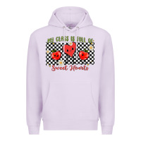 Lilac my class full of sweet hearts Premium Hoodie - MaliasSmallBusiness