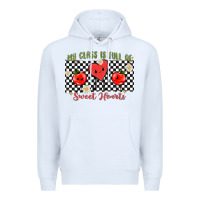 White my class full of sweet hearts Premium Hoodie - MaliasSmallBusiness