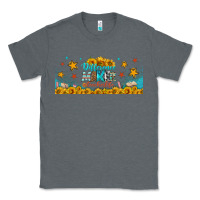 Charcoal Heather difference maker teacher life libbey glass Classic Tee - BundleAndBundleShop