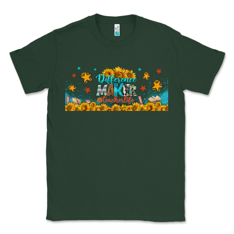 Difference Maker Teacher Life Libbey Glass Classic Tee by BundleAndBundleShop | Teevron