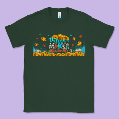 Difference Maker Teacher Life Libbey Glass Classic Tee Designed By Bundleandbundleshop