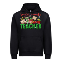 Black santa's favorite teacher Urban Hoodie - MaliasSmallBusiness
