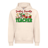 Sandshell santa's favorite teacher Urban Hoodie - MaliasSmallBusiness