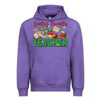 Tulip santa's favorite teacher Urban Hoodie - MaliasSmallBusiness