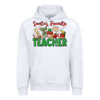 White santa's favorite teacher Urban Hoodie - MaliasSmallBusiness