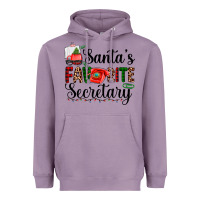 Lavender santa's favorite secretary Heavyweight Hoodie - AdoDesignShop
