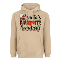 Mushroom santa's favorite secretary Heavyweight Hoodie - AdoDesignShop