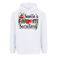 White santa's favorite secretary Heavyweight Hoodie - AdoDesignShop