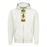 Oatmeal Heather golf penwraps Zipper Hoodie - HRA Design Shop