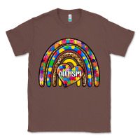 Chestnut autism rainbow Classic Tee - Zillion Design Studio