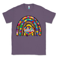 Lavender autism rainbow Classic Tee - Zillion Design Studio