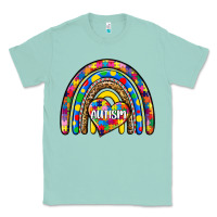 Seafoam autism rainbow Classic Tee - Zillion Design Studio