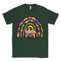 Sports Green autism rainbow Classic Tee - Zillion Design Studio