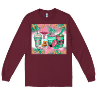 Burgundy certified medical assistant coffee cups Long Sleeve Tee - Zillion Design Studio