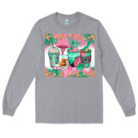 Heather Grey certified medical assistant coffee cups Long Sleeve Tee - Zillion Design Studio