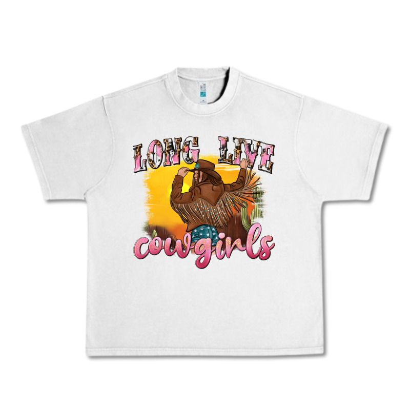 Western Long Live Cowgirls Urban Heavy Tee by texasbilliewilder | Teevron