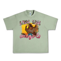 Oil Green western long live cowgirls Urban Heavy Tee - texasbilliewilder