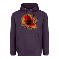 Plum christmas patch Heavyweight Hoodie - JahusDesignShop