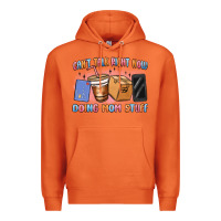 Carrot can't talk right now doing mom stuff Premium Hoodie - MaliasSmallBusiness