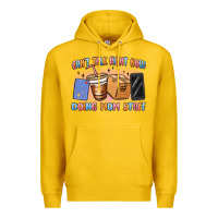 Lemon can't talk right now doing mom stuff Premium Hoodie - MaliasSmallBusiness