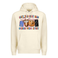 Sandshell can't talk right now doing mom stuff Premium Hoodie - MaliasSmallBusiness
